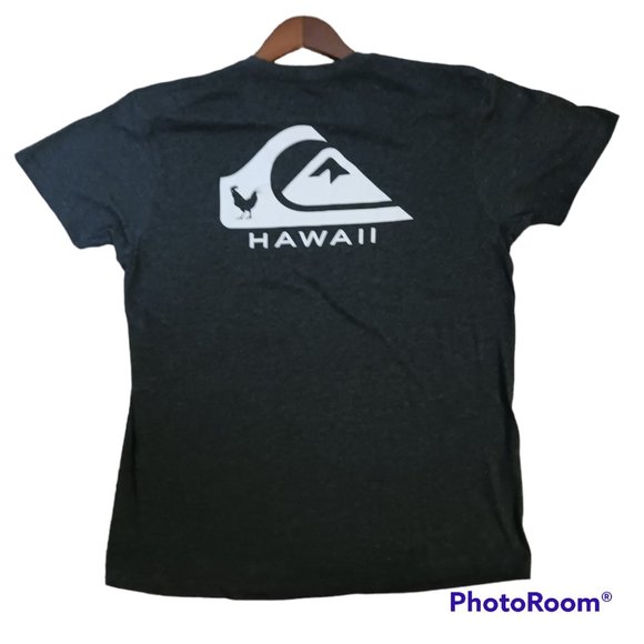 Boy's Large Quiksilver t-shirt - charcoal gray - Picture 1 of 3